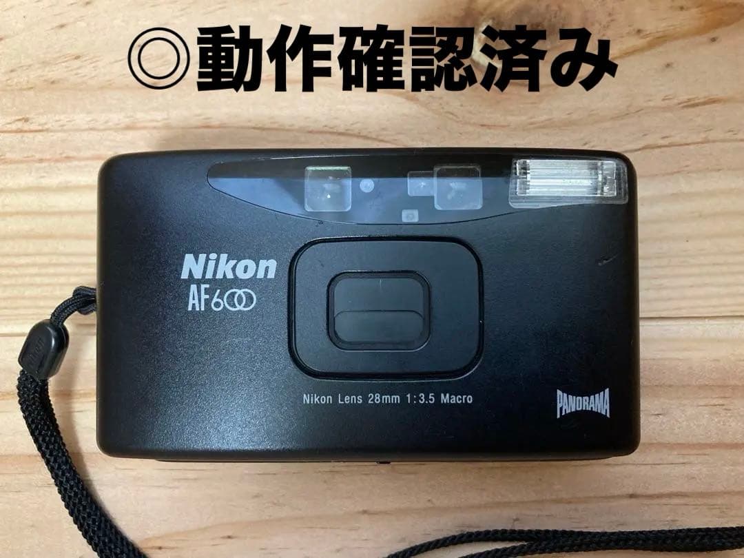【動作確認済み】ニコンAF600 QD コンパクトフィルムカムラ