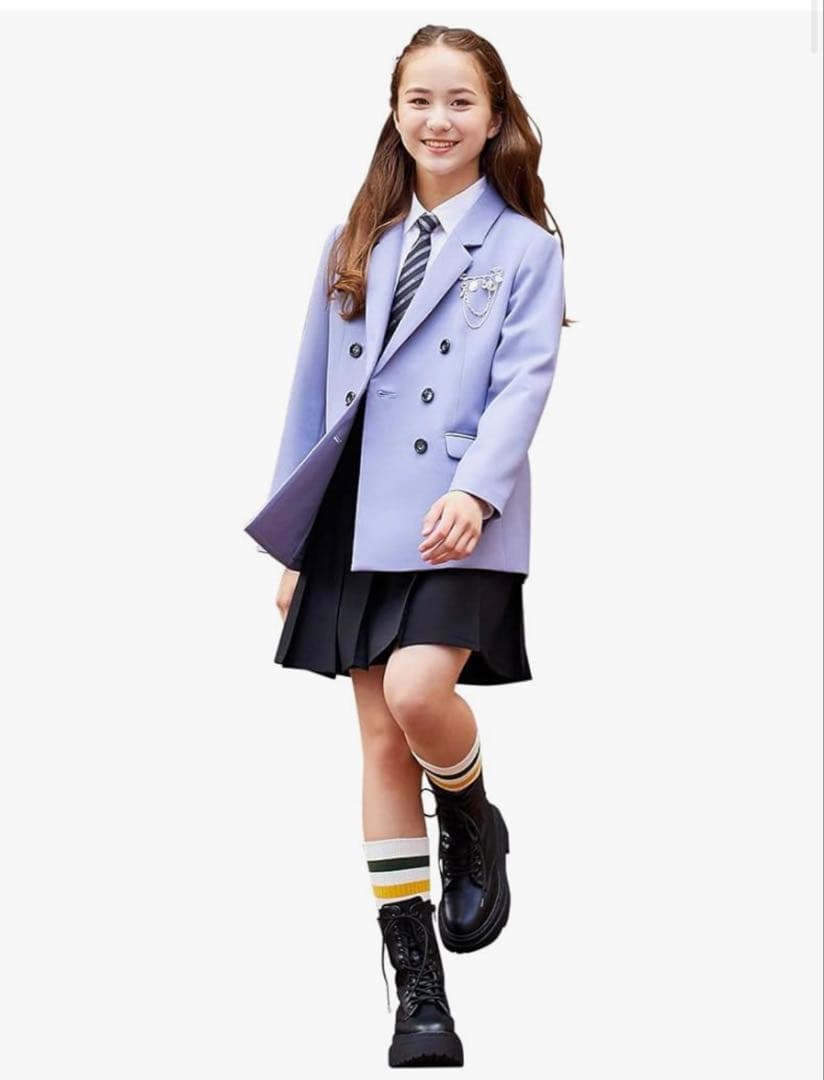 【美品】ELLE EN NOIR・エルアンノワール・ 卒業式・スーツ・160