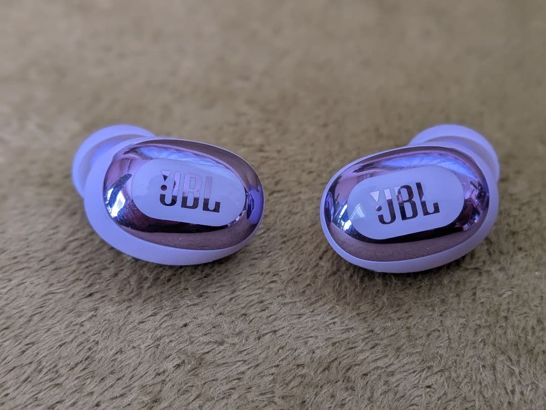 JBL LIVE BUDS 3 パープル 完全ワイヤレスイヤホン液晶ケース・美品