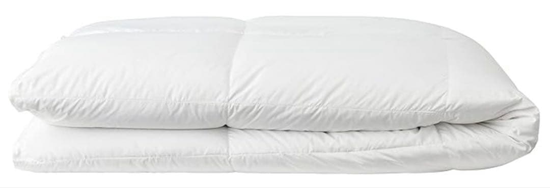 【無印良品】グレー羽毛掛ふとん・二層式・薄型/SD 170×210cm 良品計画