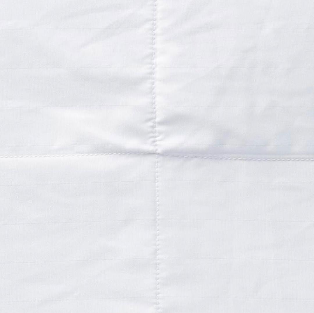 【無印良品】グレー羽毛掛ふとん・二層式・薄型/SD 170×210cm 良品計画