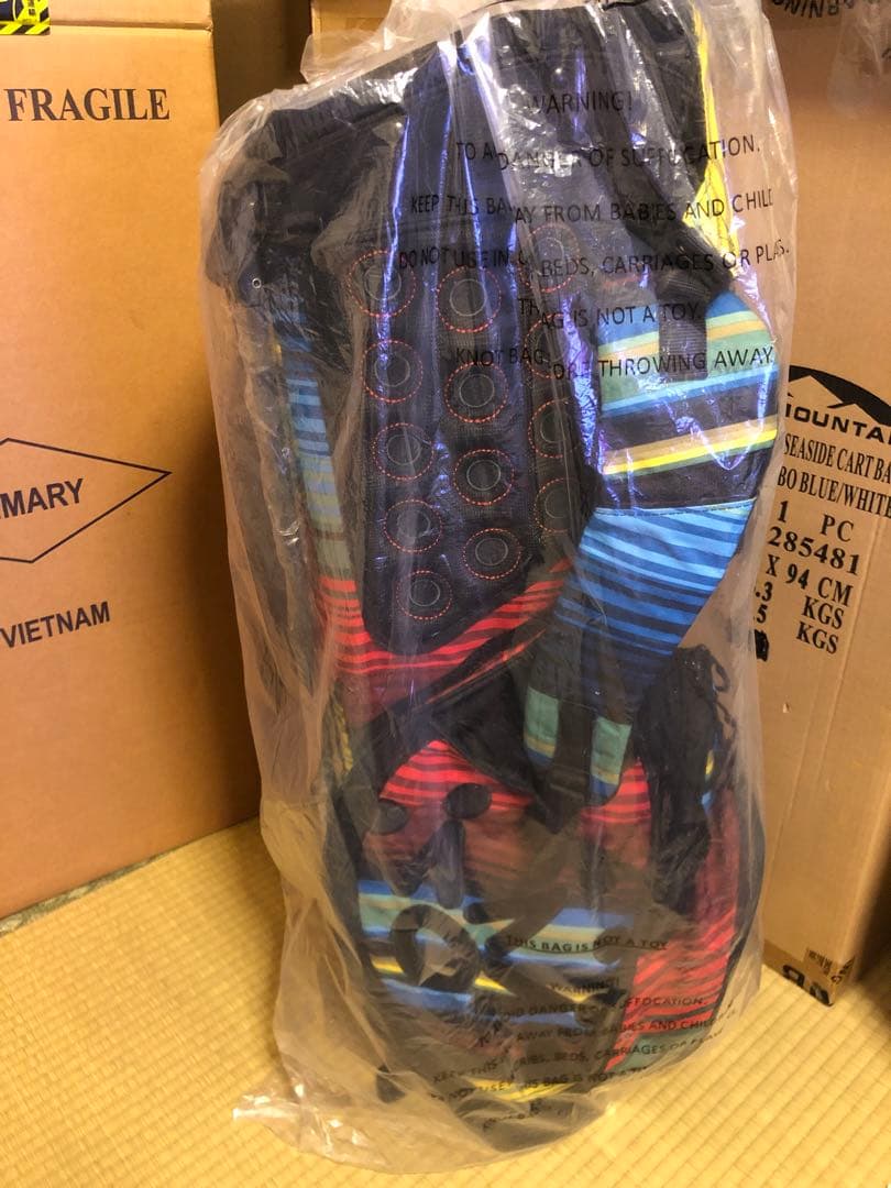 未使用 scotty cameronマルチカラーナイロンキャディバッグ
