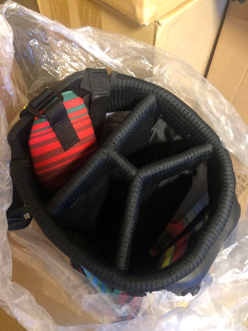 未使用 scotty cameronマルチカラーナイロンキャディバッグ