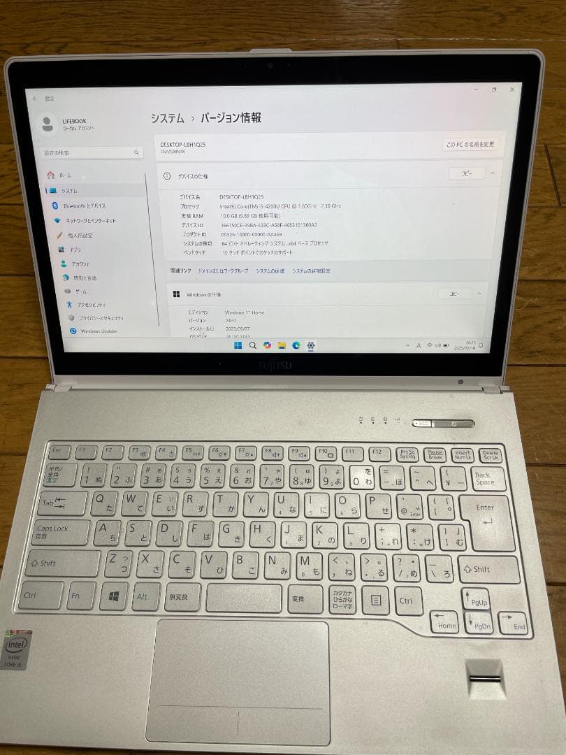 LIFEBOOK FMVS90MW SH90M ノートPC タッチスクリーン