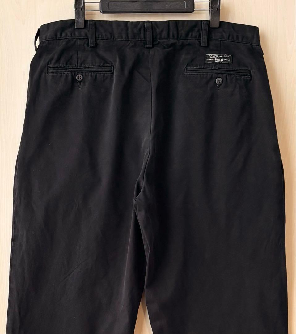 90s 00s古着　ラルフローレン ANDREW チノパン　ポロチノ　ツータック