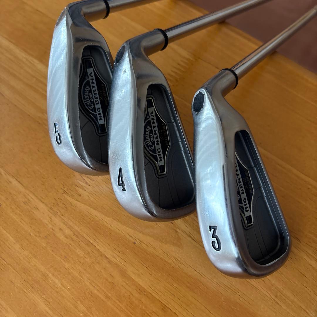 キャロウェイ　x12pro アイアンセット 9本
