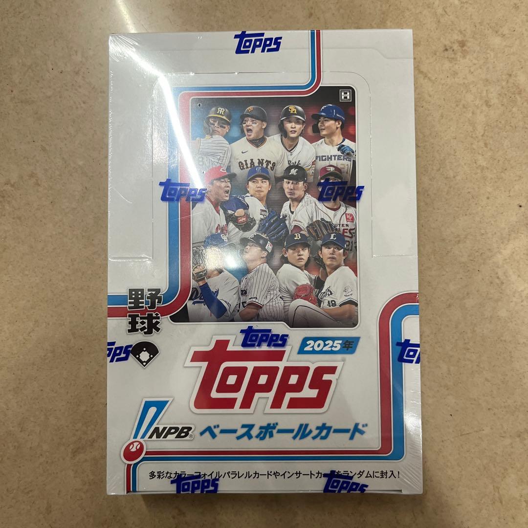 Topps 2025年 NPB ベースボールカード 未開封 シュリンク付き
