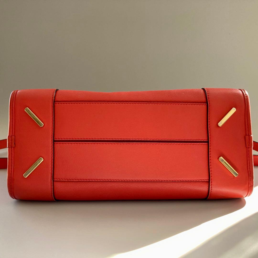 美品 LOEWE ロエベ アマソナ28 ハンド ショルダーバッグ レザー 後期型