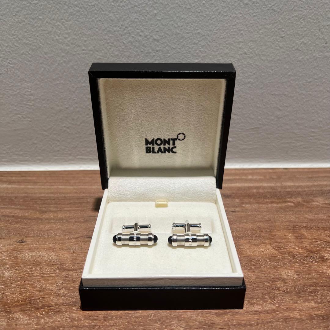 【美品】Montblanc モンブラン カフリンクス カフス シルバー 箱付