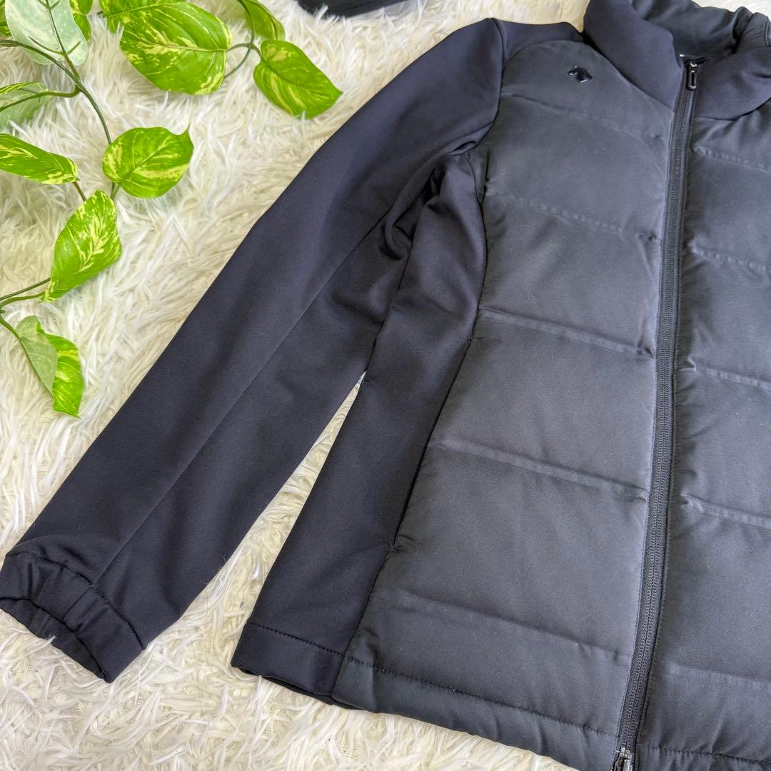 【デサントゴルフ】美品 ダウンジャケット ブラック Sサイズ レディース