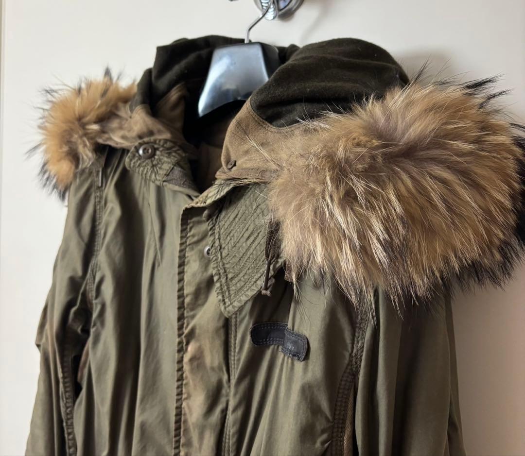 goa ゴア モッズコート ラクーンがゴージャス 定価3.6万円程