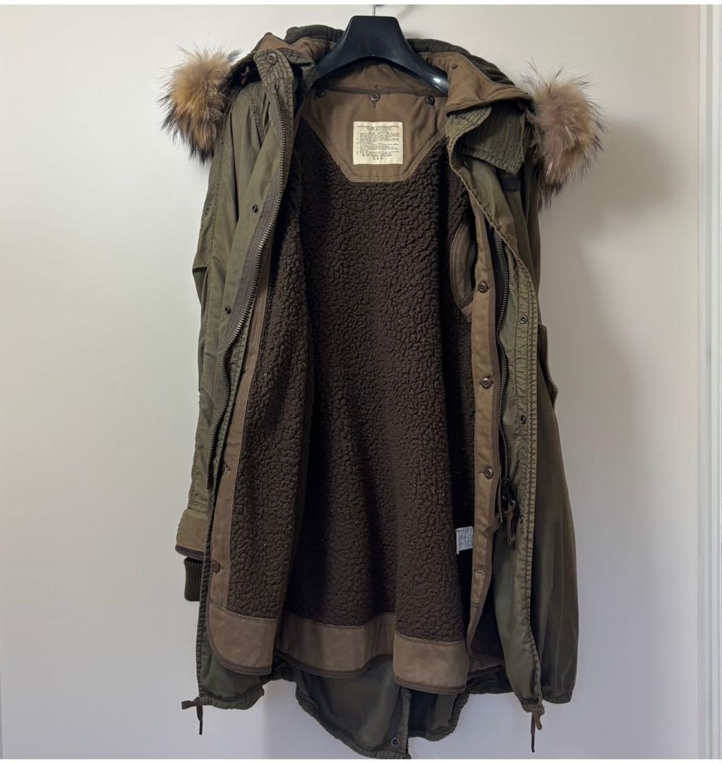 goa ゴア モッズコート ラクーンがゴージャス 定価3.6万円程