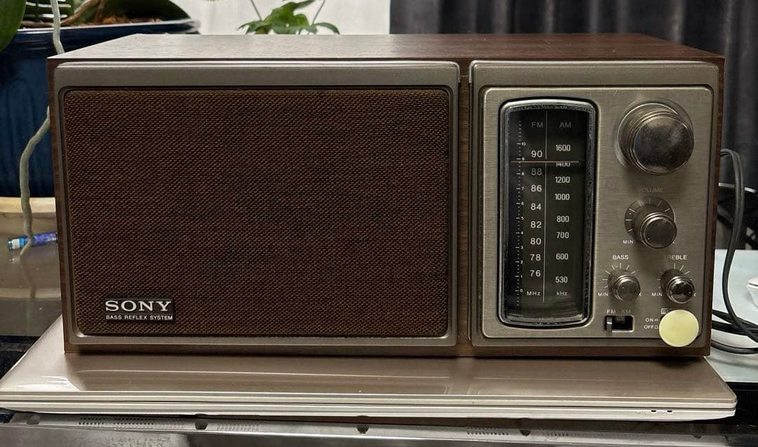 希少【昭和レトロ】SONY ソニー AM/FM ラジオ ICF-9580 動作品