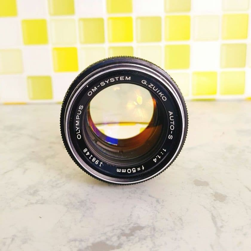 綺麗★ OLYMPUS G.ZUIKO AUTO-S 50mm F1.4 レンズ