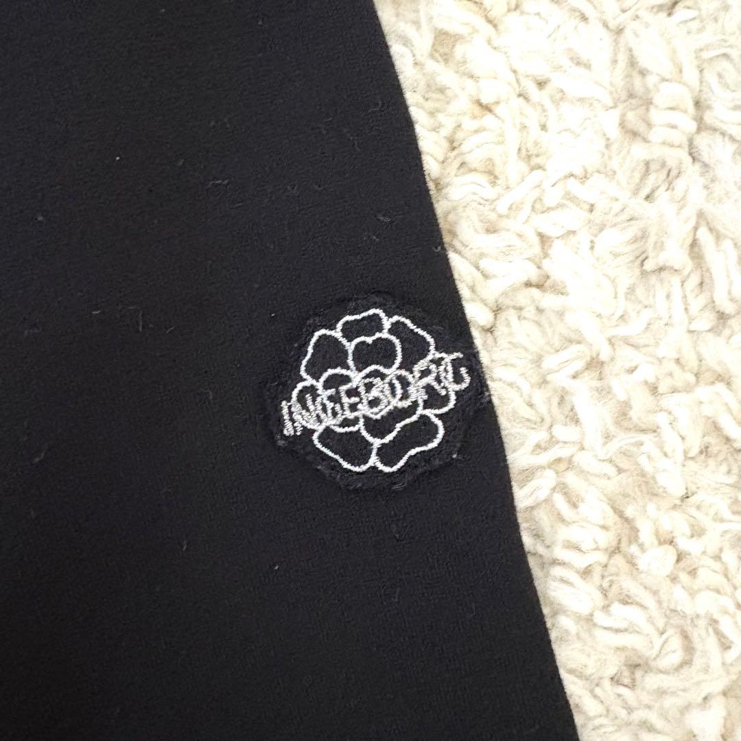 美品 インゲボルグ セーラーカラーカーディガン ブラック ジップパーカー 薔薇