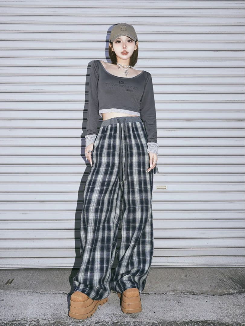 専用　Darich（ダーリッチ） ドッキングチェックルーズパンツ