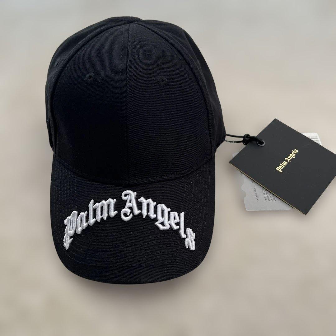 Palm Angels ロゴ刺繍　キャップ