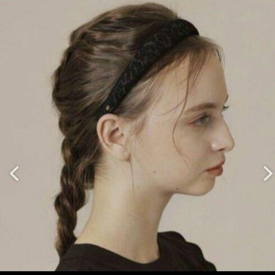 ALEXANDRE DE PARIS　カチューシャ　ベロア　豹柄