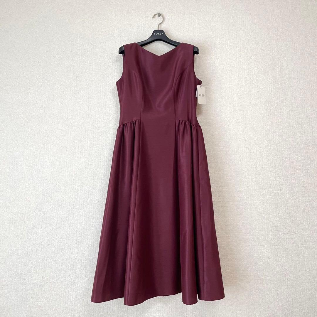 【新品未使用】AIMER シャンタンフレアドレス