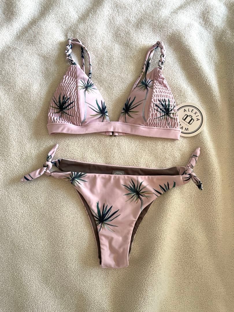 ALEXIA STAM＊Bianka＊ビアンカ＊上下セット＊ドラセナ柄＊Sサイズ