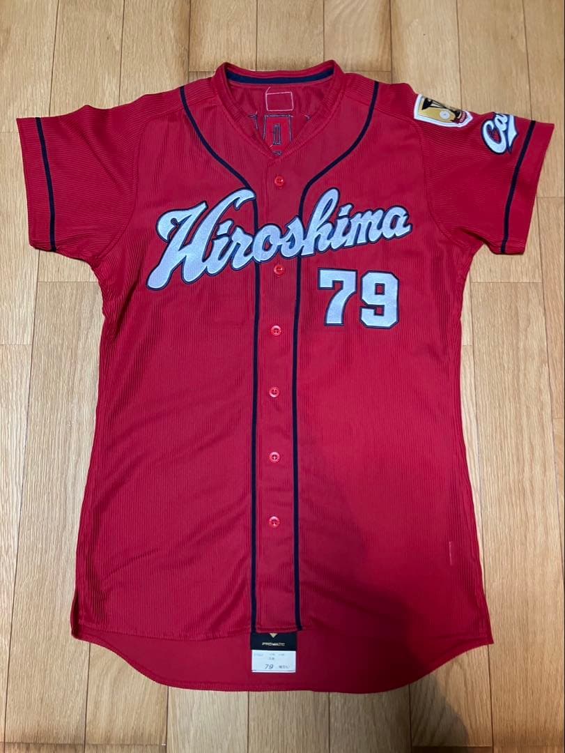 広島東洋カープ プロモデル　ユニフォーム 緒方孝市　79 Lサイズ
