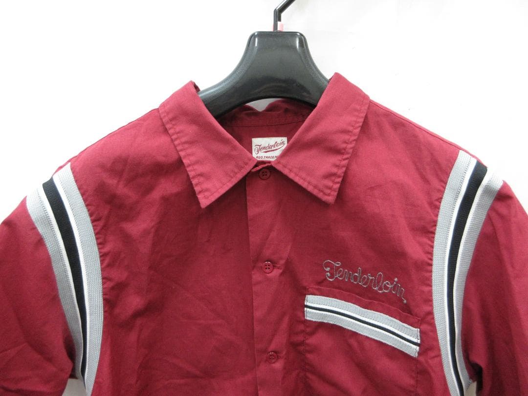 TENDERLOIN テンダーロイン ボーリングシャツ Ｓ 半袖（107）a