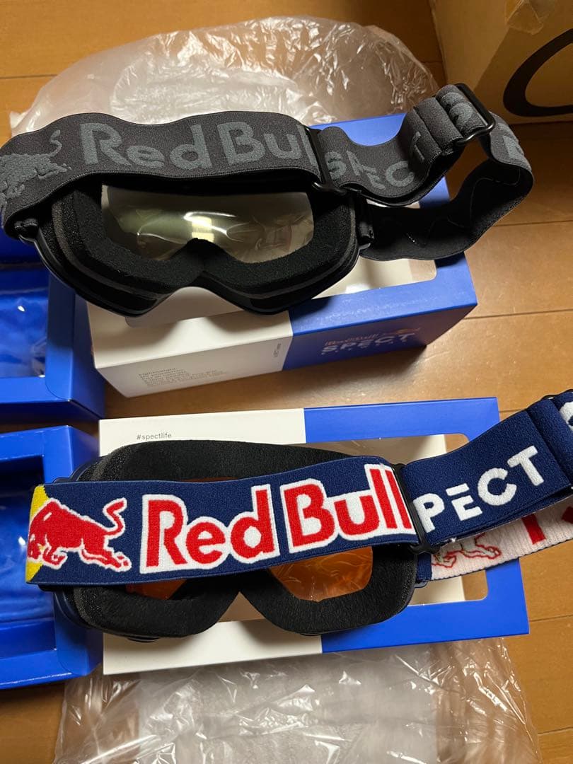 Red Bull スノーゴーグル オレンジ/ブラック　セット売り