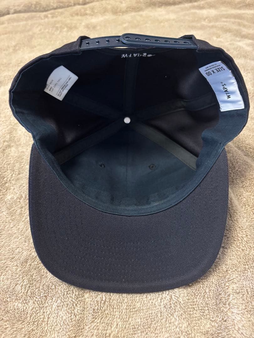 WTAPS キャップ ネイビー スナップバック 191HCDT-HT14