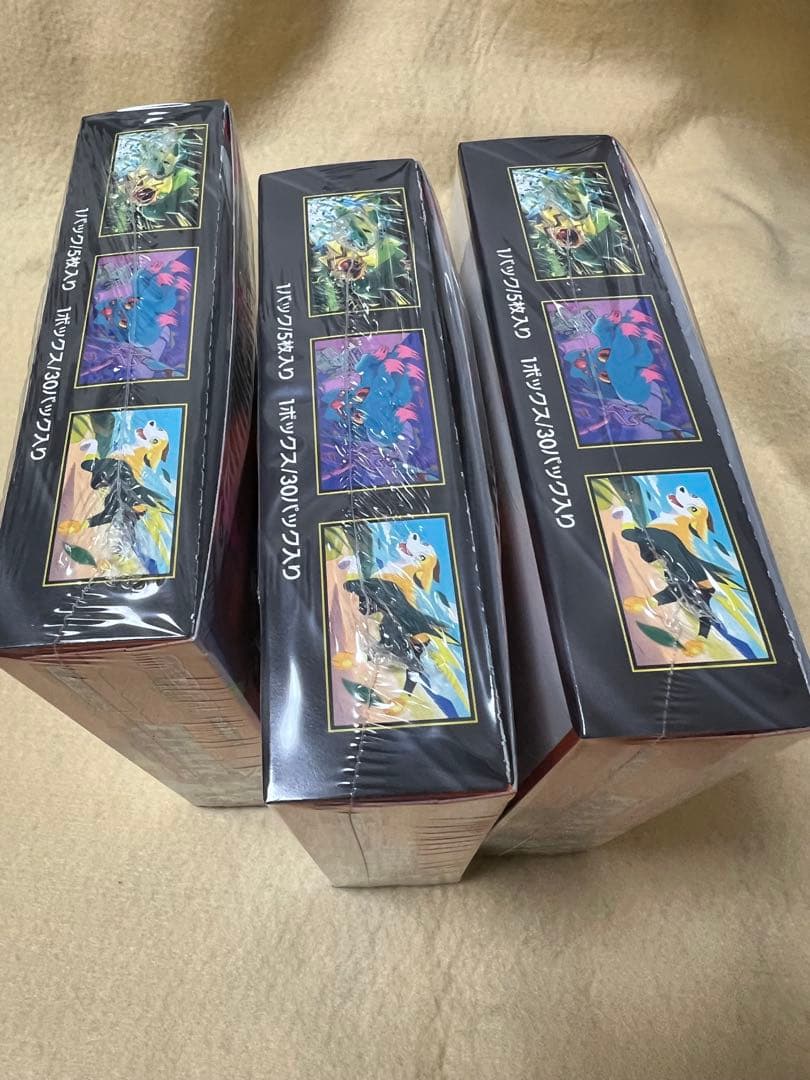 ポケモンカードゲーム インフェルノX 3BOX シュリンク付き　新品未開封