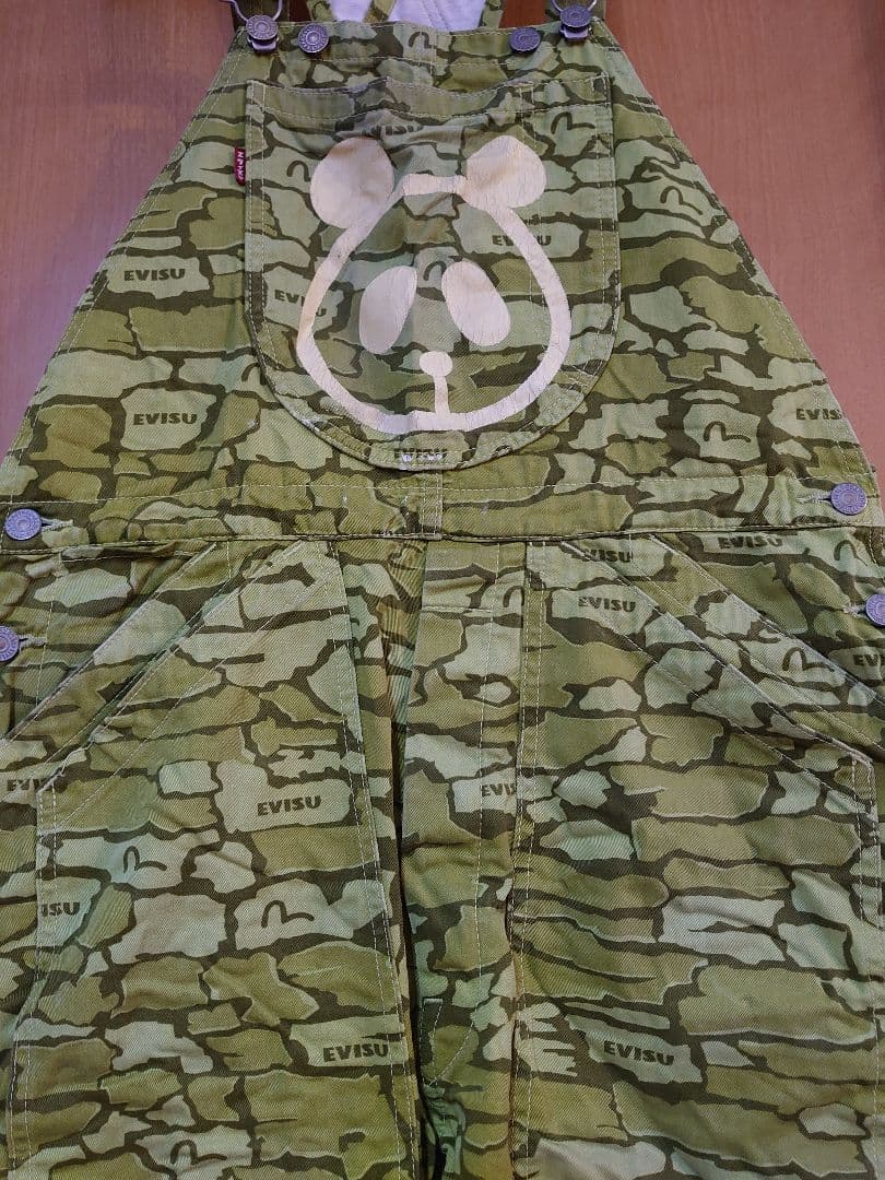 稀少 エヴィス EVISU オーバーオール 上野店限定 パンダ 32インチ