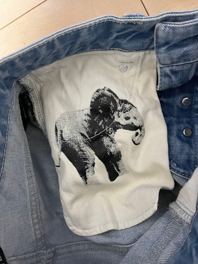 fax copy express ワイドデニムパンツ　サイズS