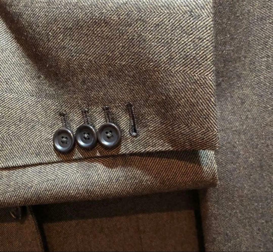 BEAMS F SAVILE CLIFFORD ヘリンボーン スーツ　46