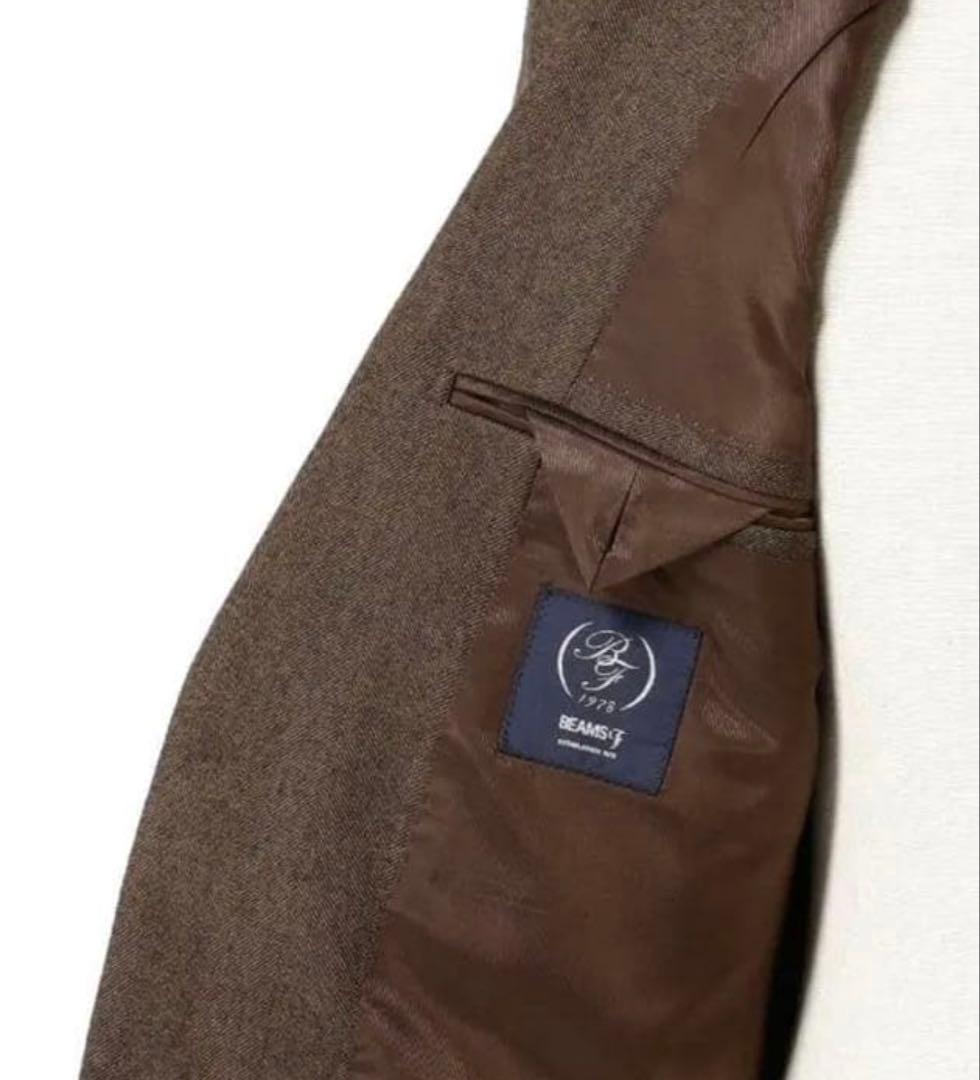 BEAMS F SAVILE CLIFFORD ヘリンボーン スーツ　46
