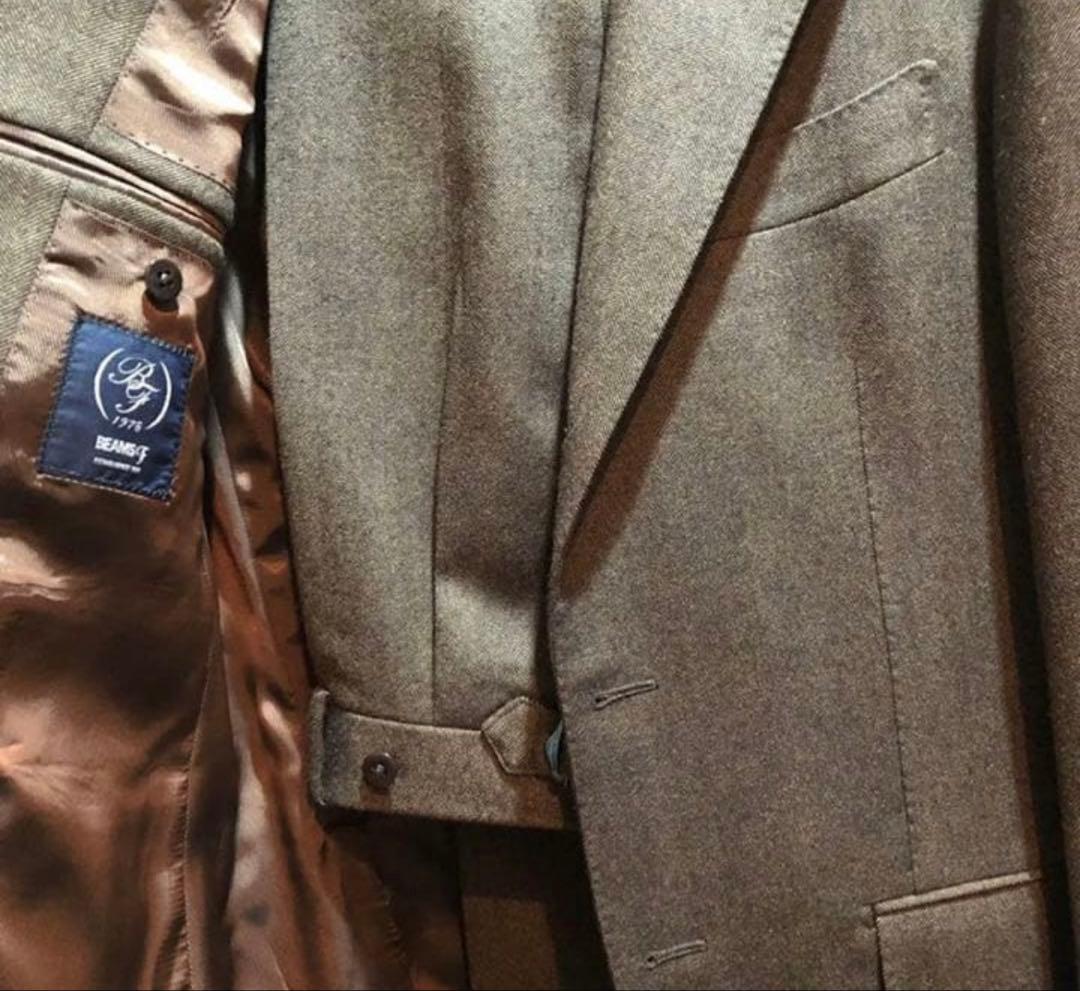 BEAMS F SAVILE CLIFFORD ヘリンボーン スーツ　46