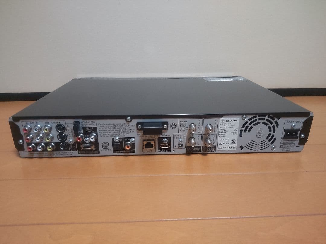 シャープ　AQUOS　BD―HDW65 500GB→1TB プチメンテ済み