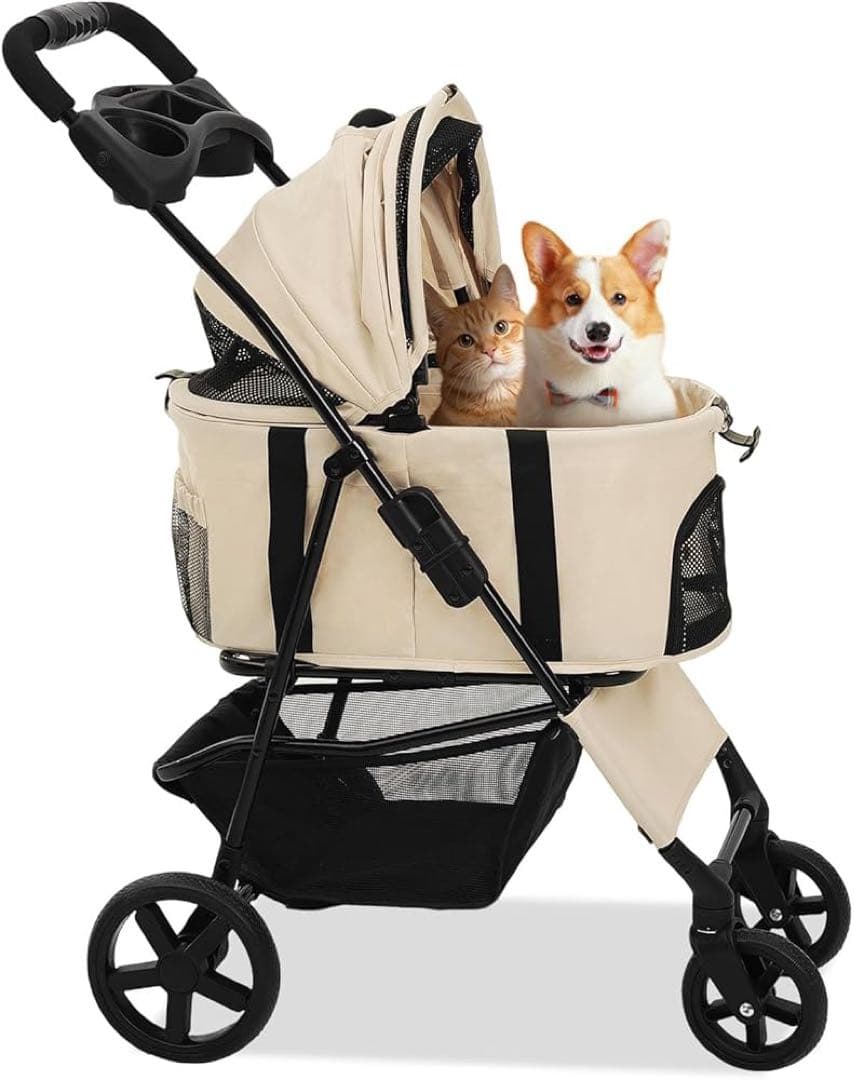 新品　ペットカート 分離式 犬用カート 小型犬 中型犬 折りたたみ式 コンパ