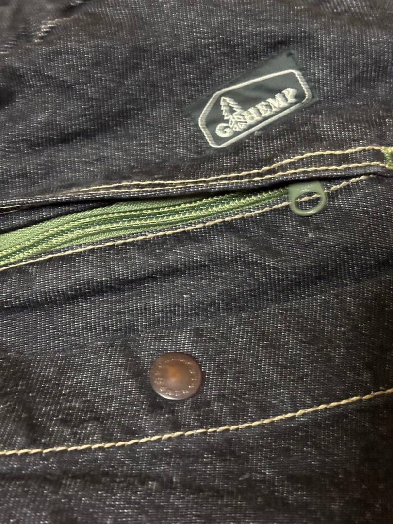 GO HEMP TRAVELER EASY PANTS ブラック　Mサイズデニム