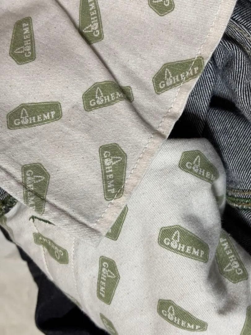 GO HEMP TRAVELER EASY PANTS ブラック　Mサイズデニム