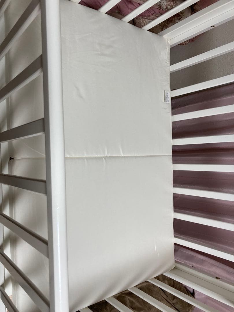 カトージ　ベビーベッド　ハイポジションミニベッド　アーチ　ホワイト　02028