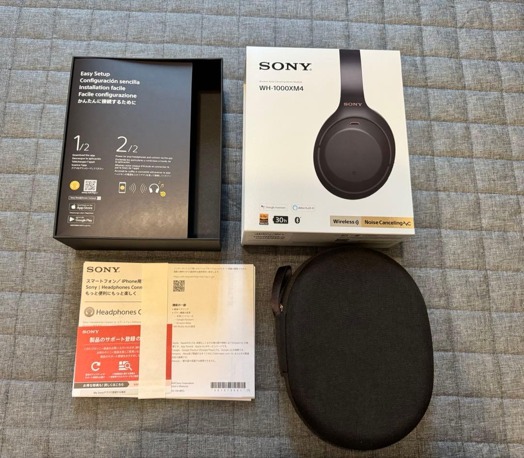 SONY ヘッドホン WH-1000XM4 ブラック 美品