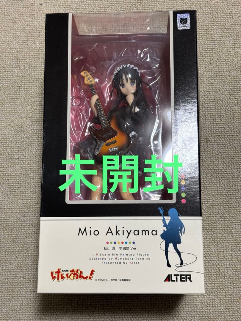 未開封　フィギュア けいおん! 秋山澪 学園祭Vr アルター