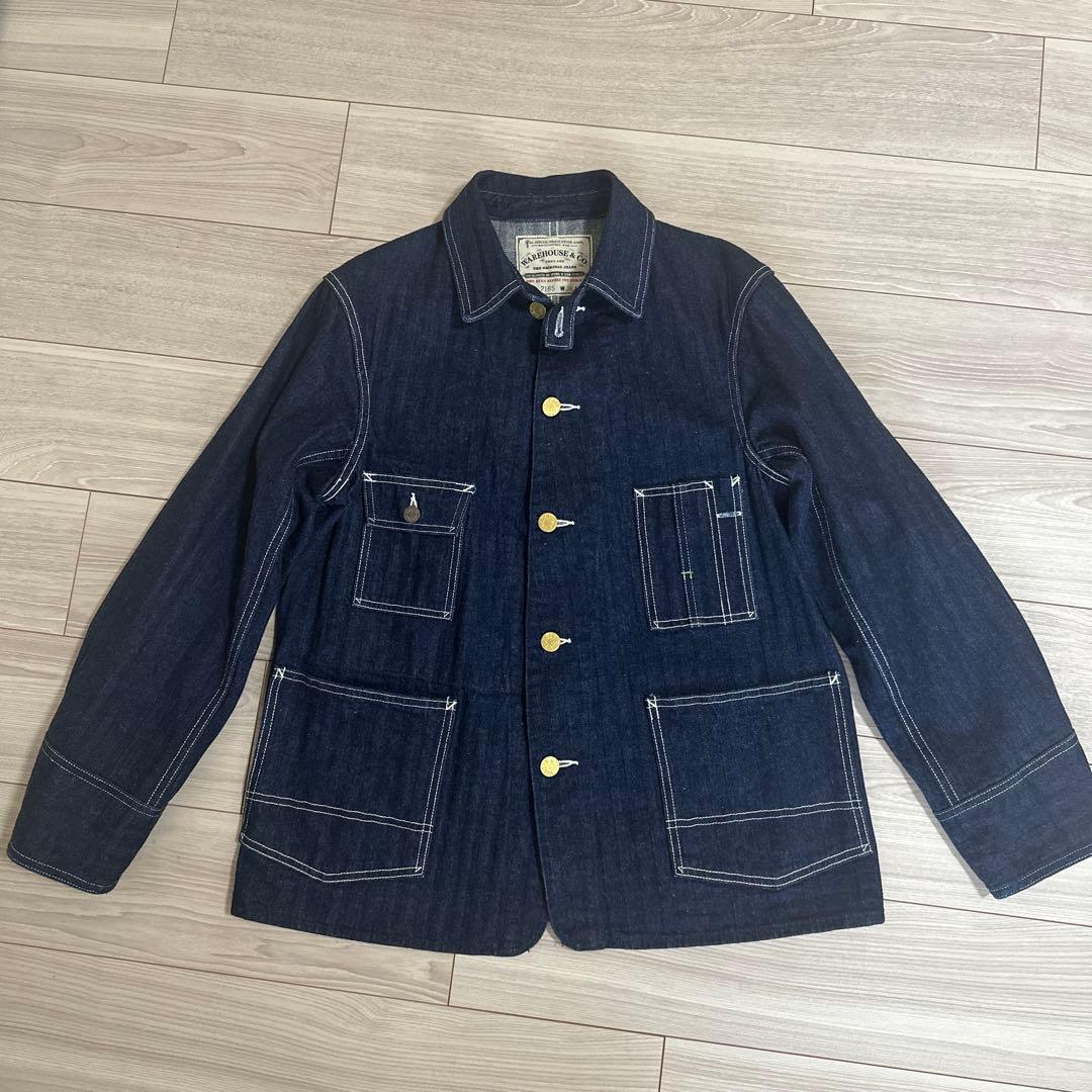 WAREHOUSE Lot.2165 38 ヘリンボーン　カバーオール
