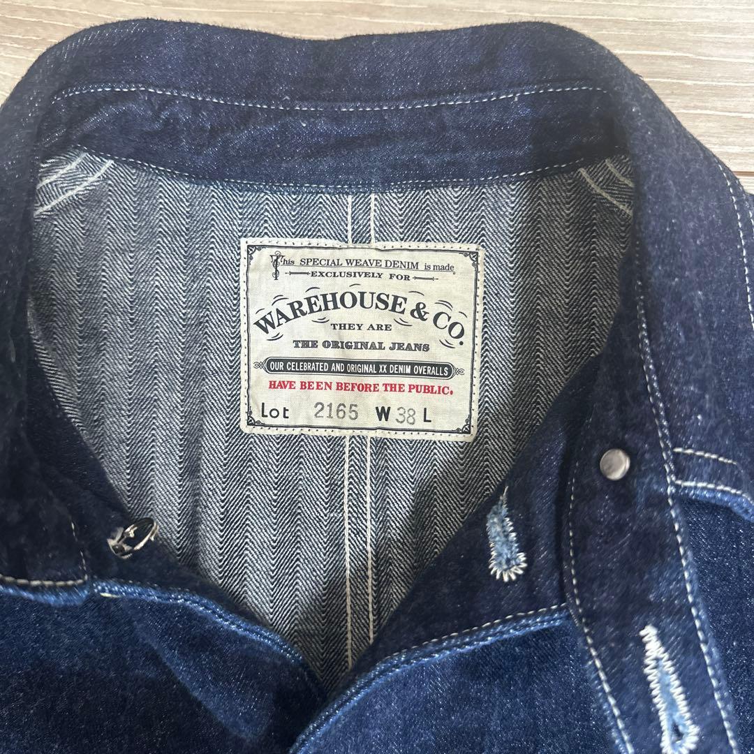 WAREHOUSE Lot.2165 38 ヘリンボーン　カバーオール