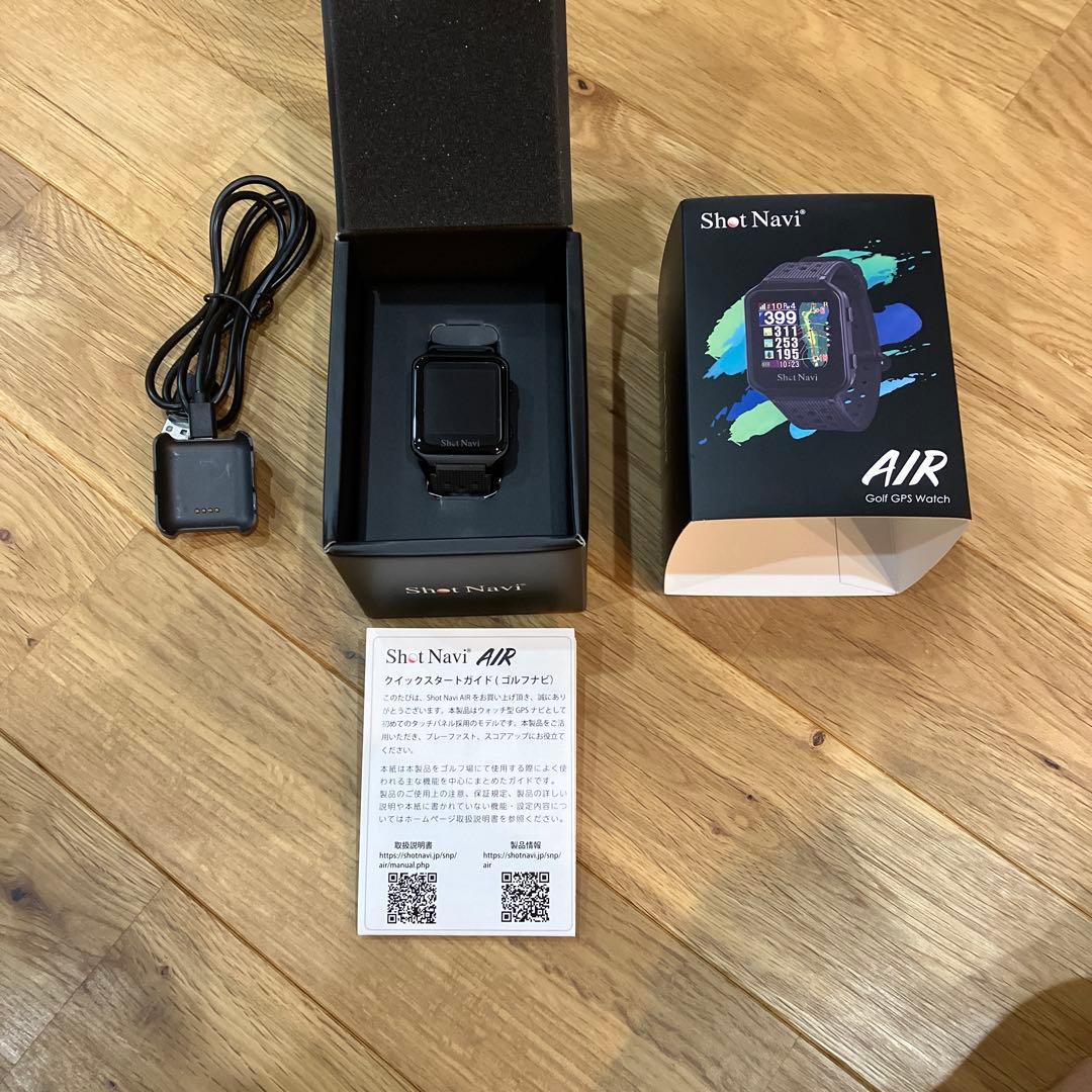 ShotNavi AIR ゴルフGPSウォッチ ブラック