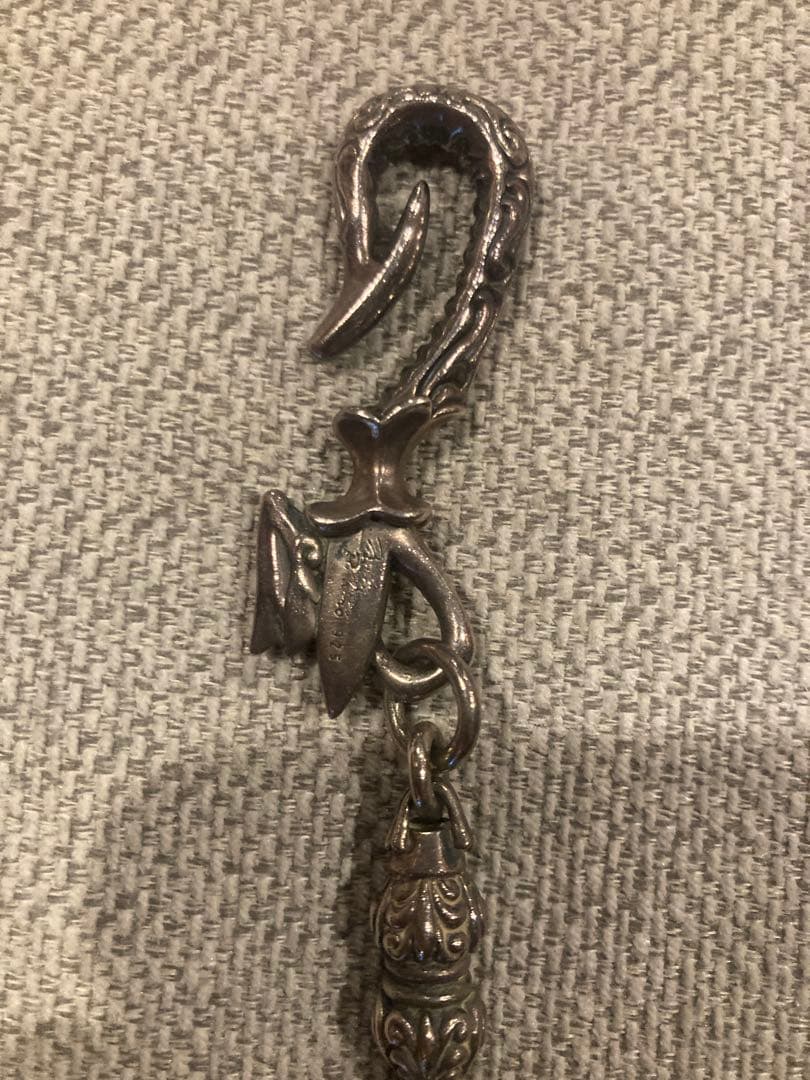 ウォレットチェーン ブランド不明　ダブルローラー　ヌードル　ダガー