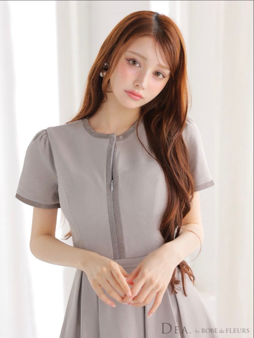 DEA. ミニドレス キャバドレス 半袖 フレア