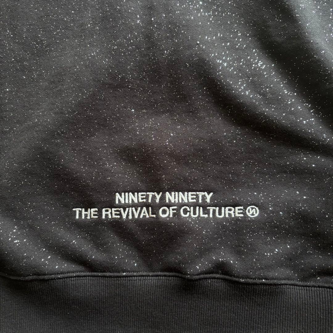 トップス 9090 girl Logo Glitter LightZip Hoodie