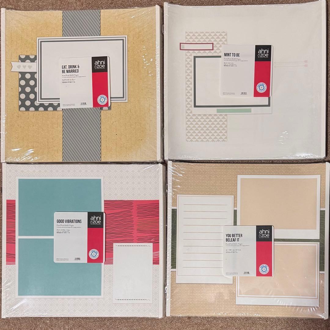 クリエイティブメモリーズ creativememories F2F台紙 4パック