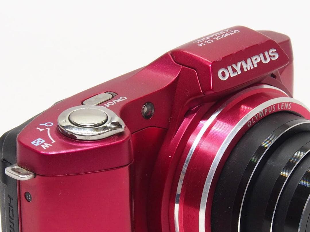 OLYMPUS SZ-14 レッド 《 24倍ズーム 手振れ補正 CCDセンサー