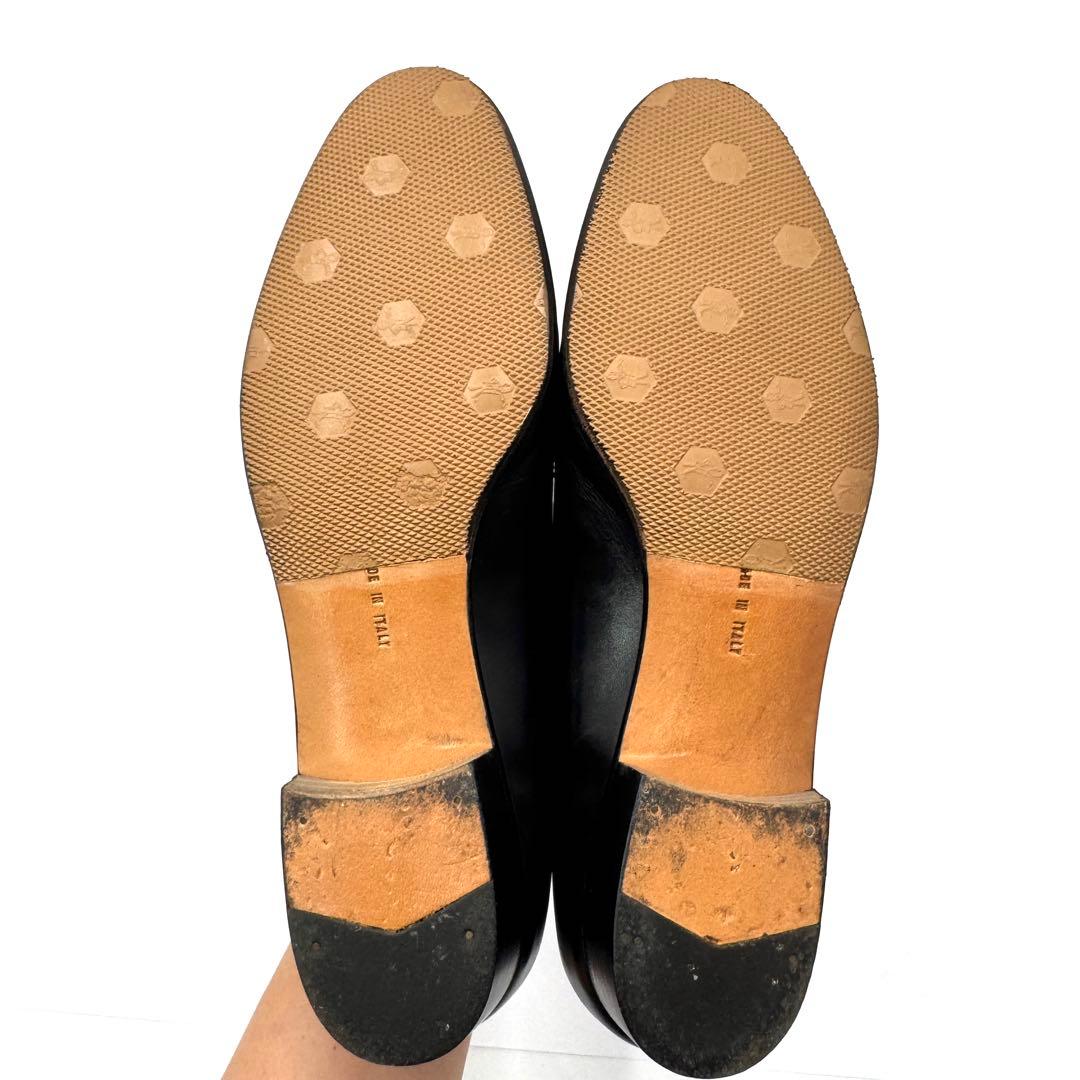 【美品】Ferragamo ガンチーニ ブラック ローファー 23.5㎝